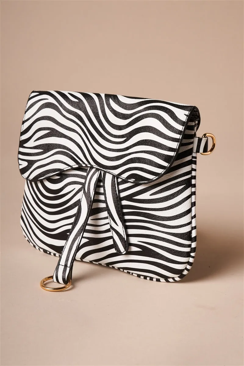 Madeline Zebra Crossbody