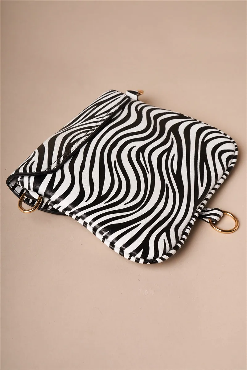 Madeline Zebra Crossbody