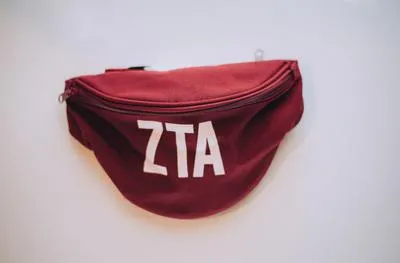 Maroon Sorority Fanny Pack