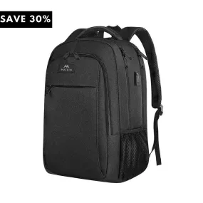 MATEIN Mlassic Black Minimalist Backpack