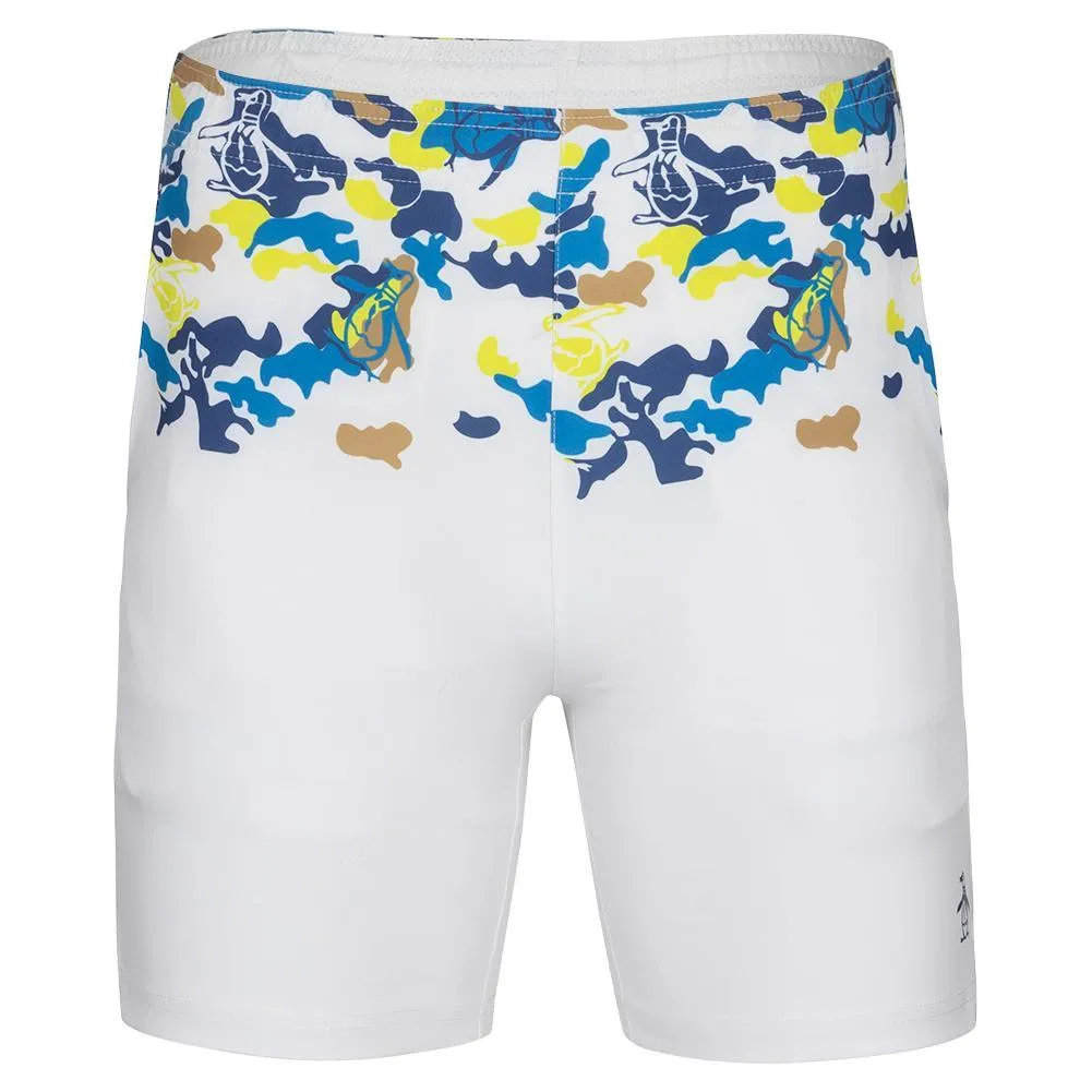 Men`s Engineered Camo Printed Tennis Short