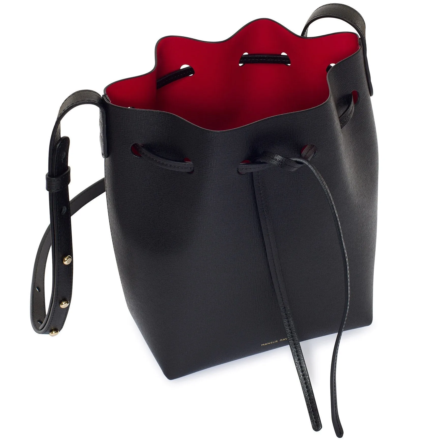 Mini Bucket Bag - Black/Flamma