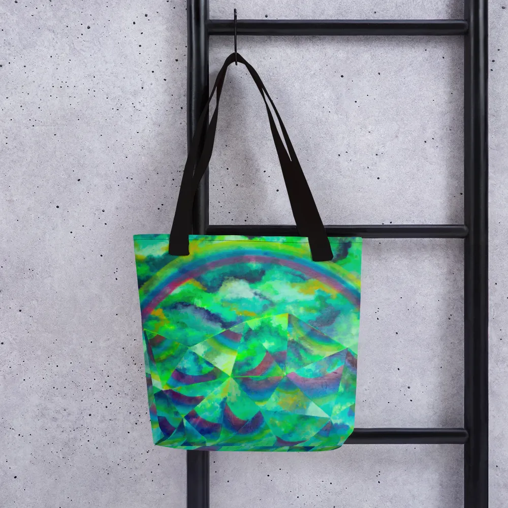 Mirrored Mounatin Tote bag