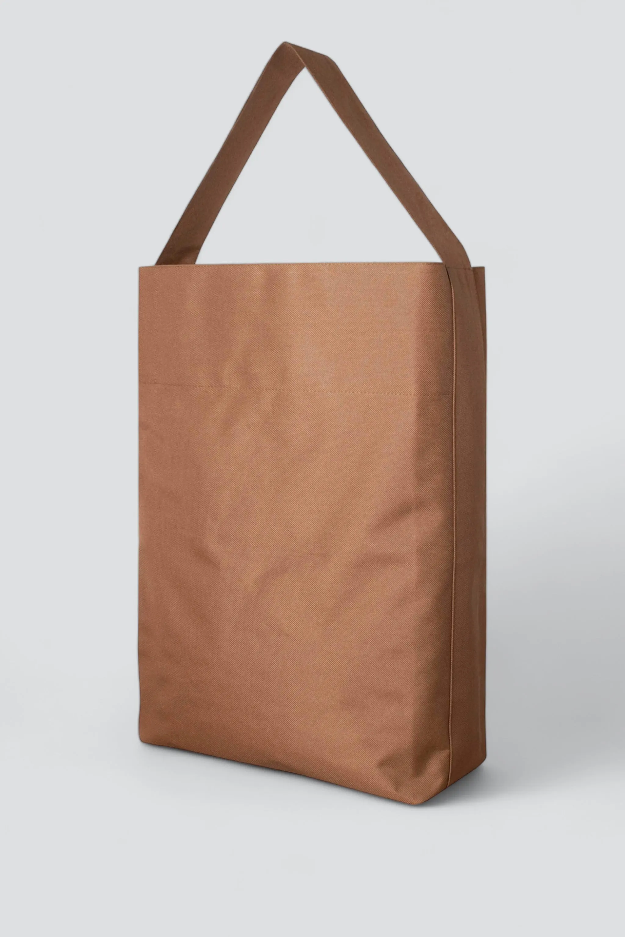 Mocha Waterproof Canvas Bucket Tote