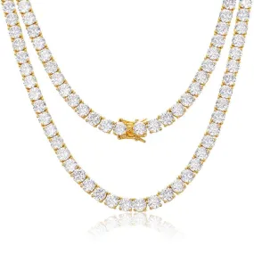 Moissanite Tennis Necklace - 3mm