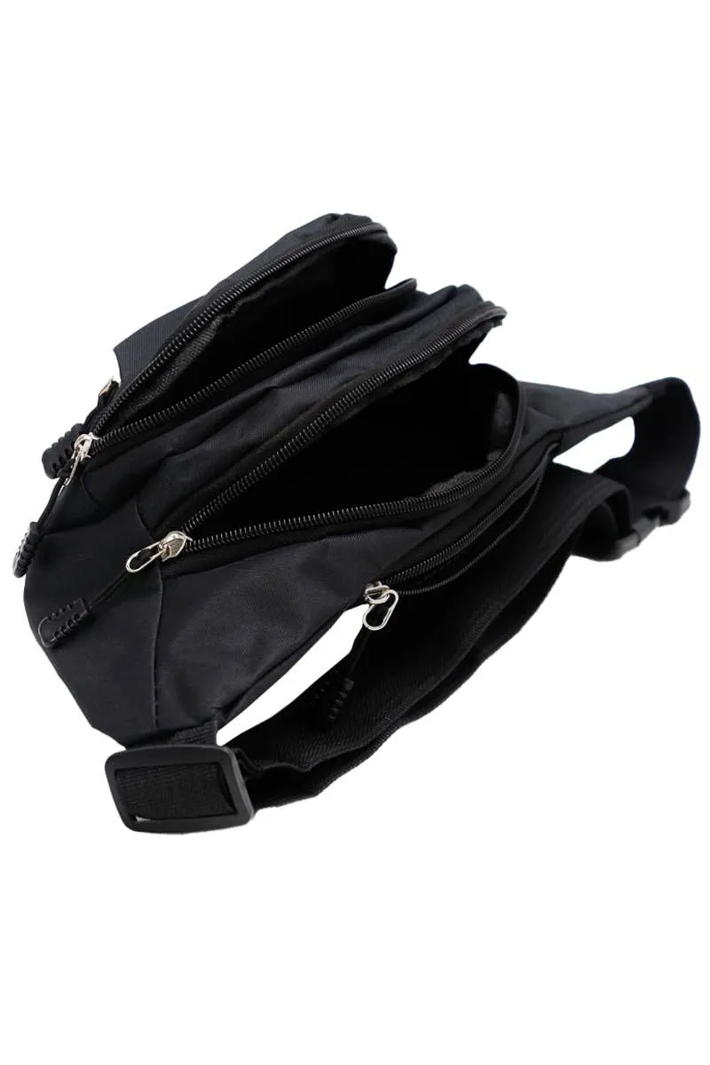 Multi-Compartment Utility Waist Belt Fanny Pack