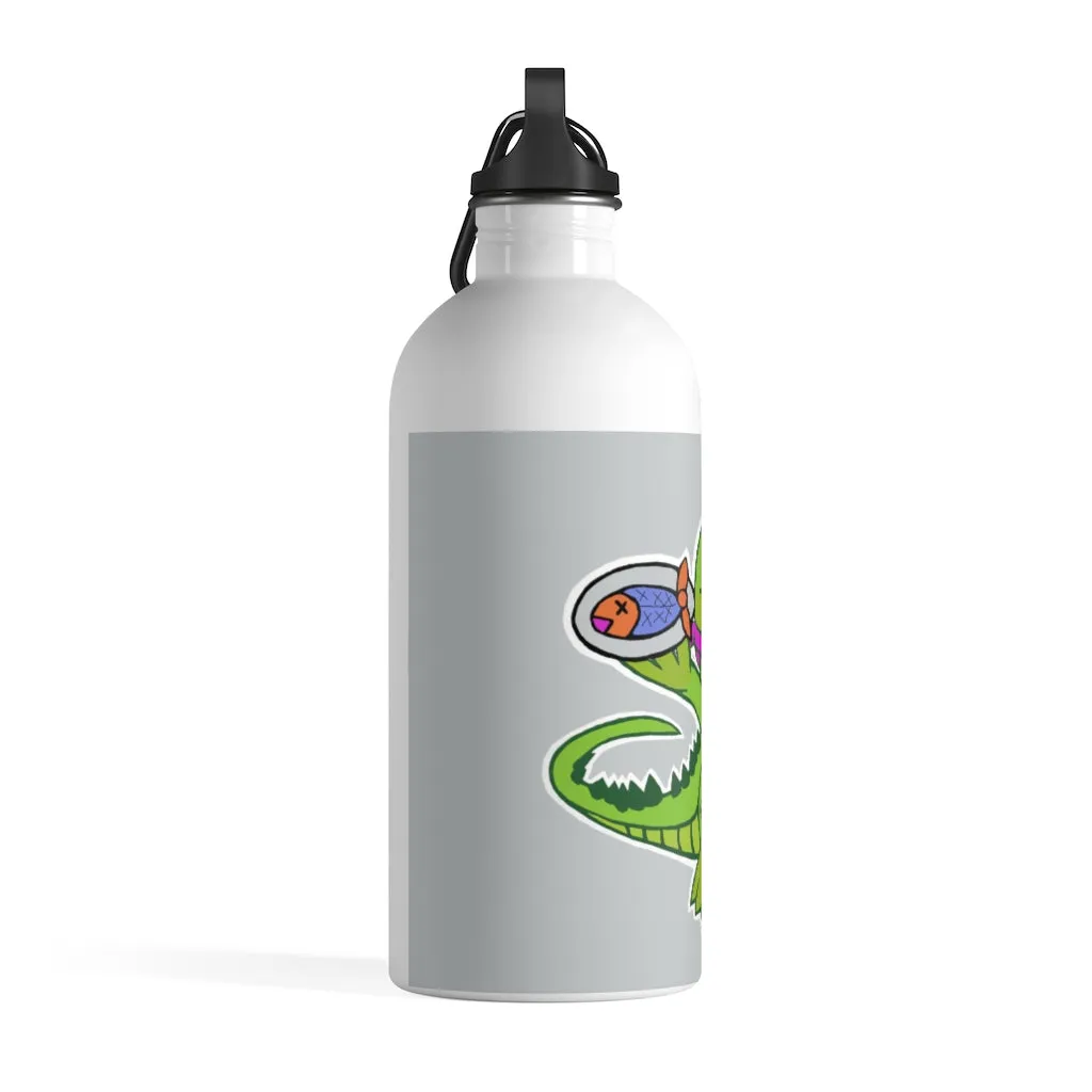 Munchies the Crocodile Stainless Steel Water Bottle