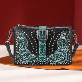 MW1143-181 Montana West Cut-Out /Buckle Collection Clutch/Crossbody