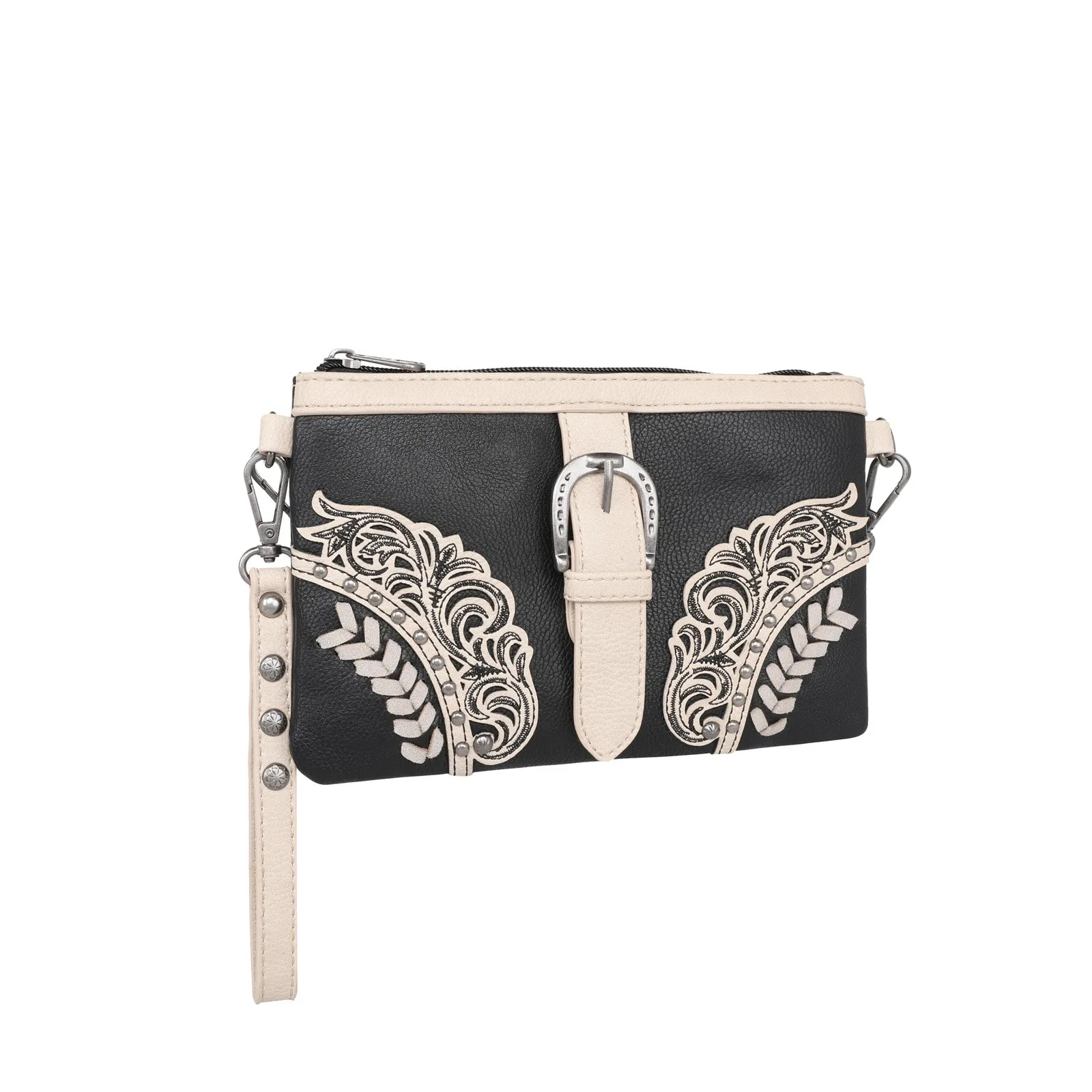 MW1177-181 Montana West Cut-Out /Buckle Collection Clutch/Crossbody