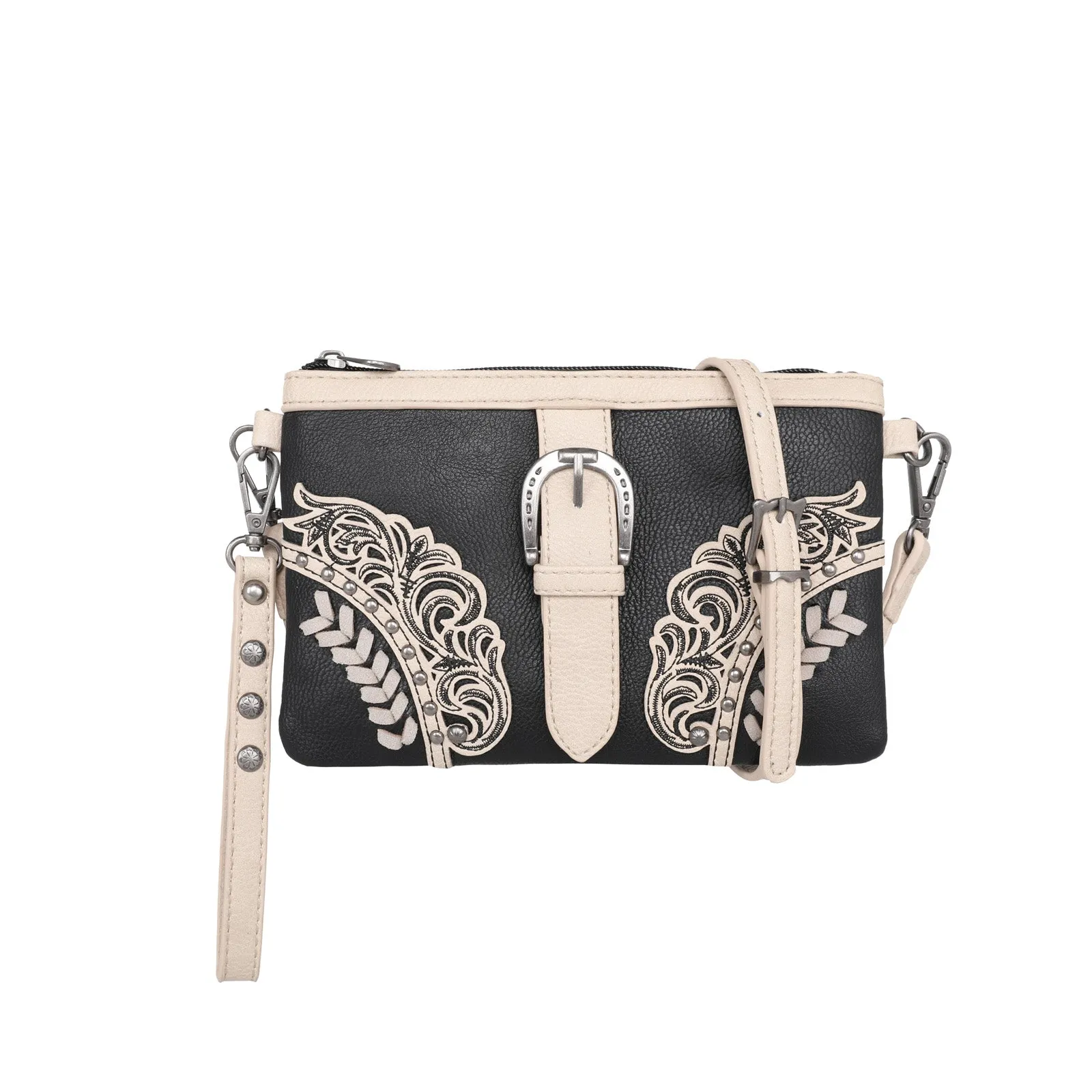 MW1177-181 Montana West Cut-Out /Buckle Collection Clutch/Crossbody