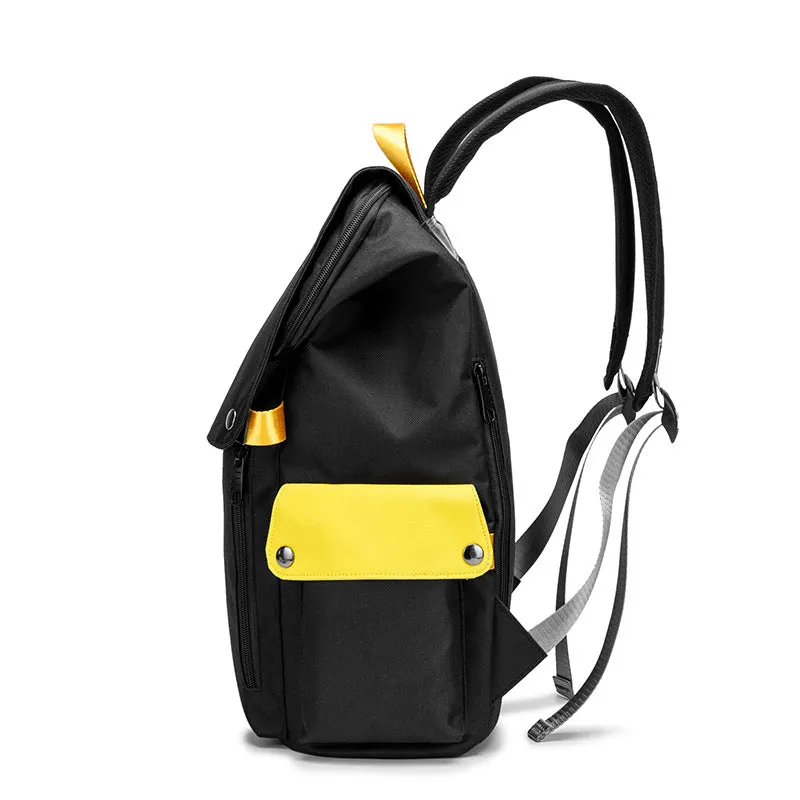 New Trend Campus Schoolbags for Boys and Girls Anti-Theft Large Capacity Backpack Men's Bag 15.6-Inch Computer Bag