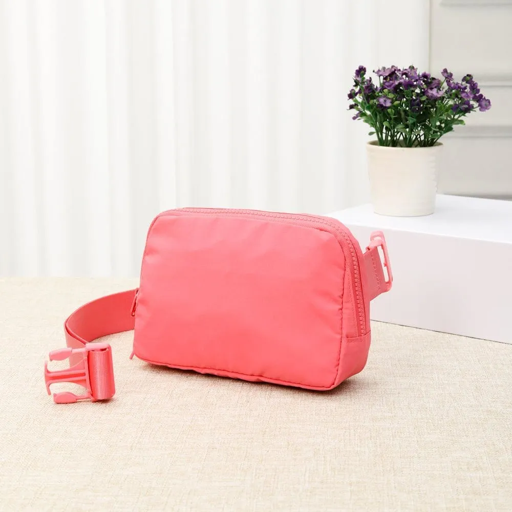 Nylon Belt Cross Body Bag