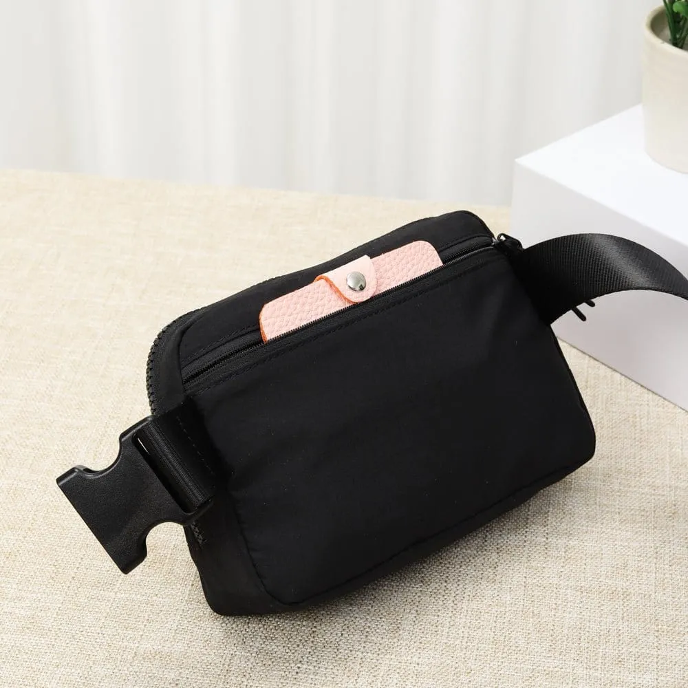 Nylon Belt Cross Body Bag