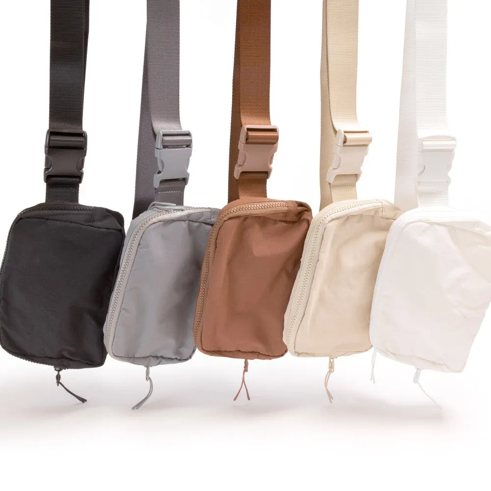 Nylon Belt Cross Body Bag