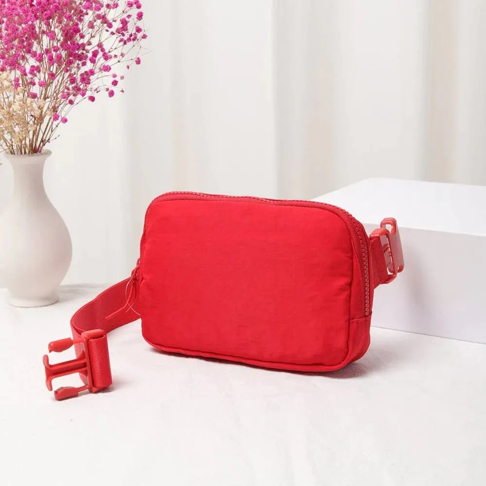 Nylon Belt Cross Body Bag