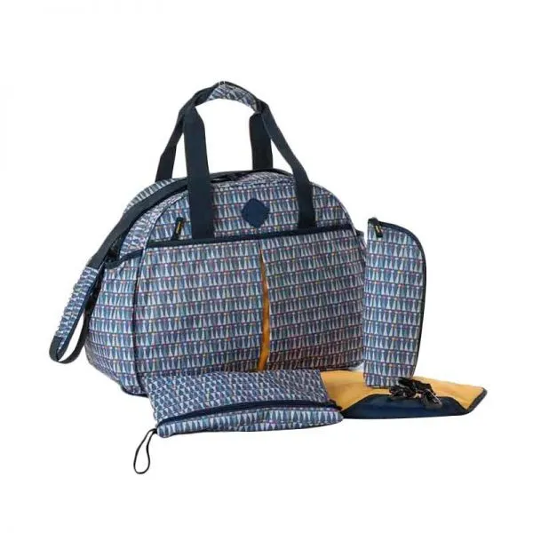 Okiedog Freckles Travel Bag Triangle Blue