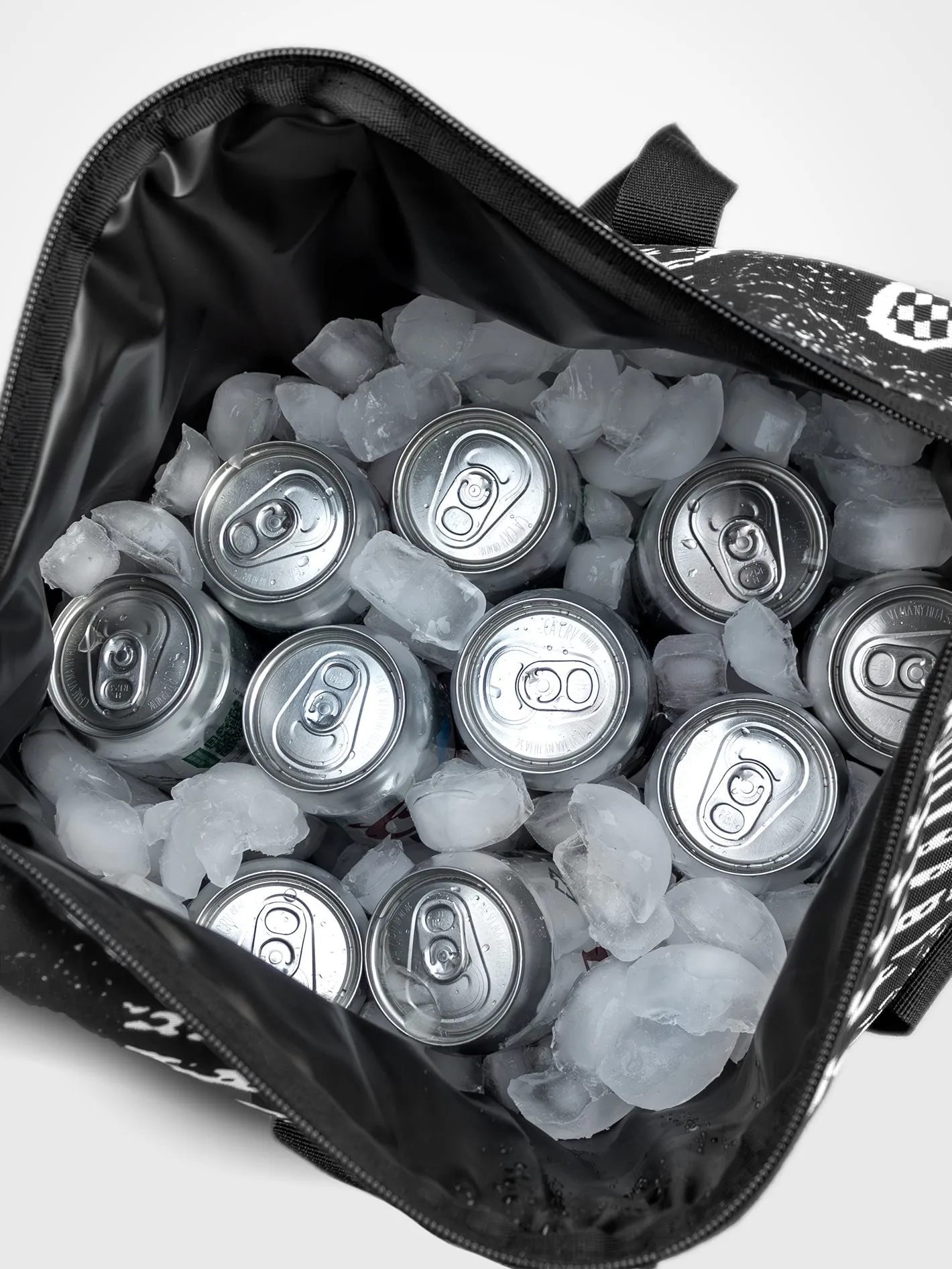 Out There Cooler 14 Cans - Black White