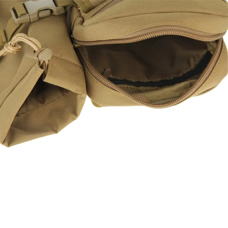 Outdoor Waist Bag with Water Bottle Pouch(Khaki)