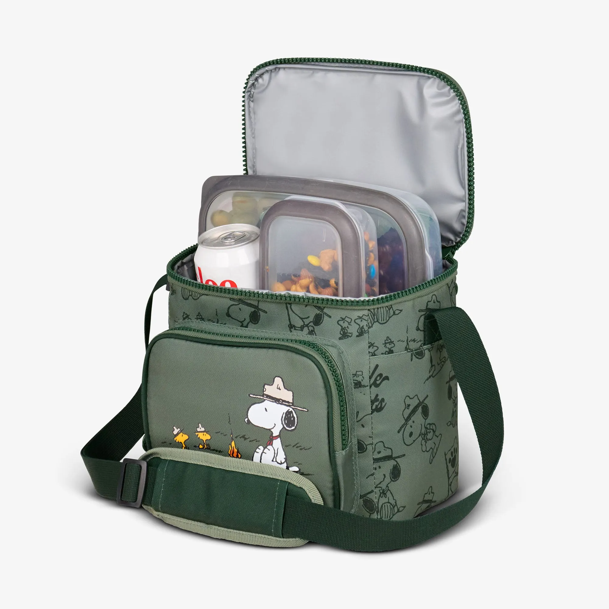 Peanuts Beagle Scouts Square Lunch Cooler Bag