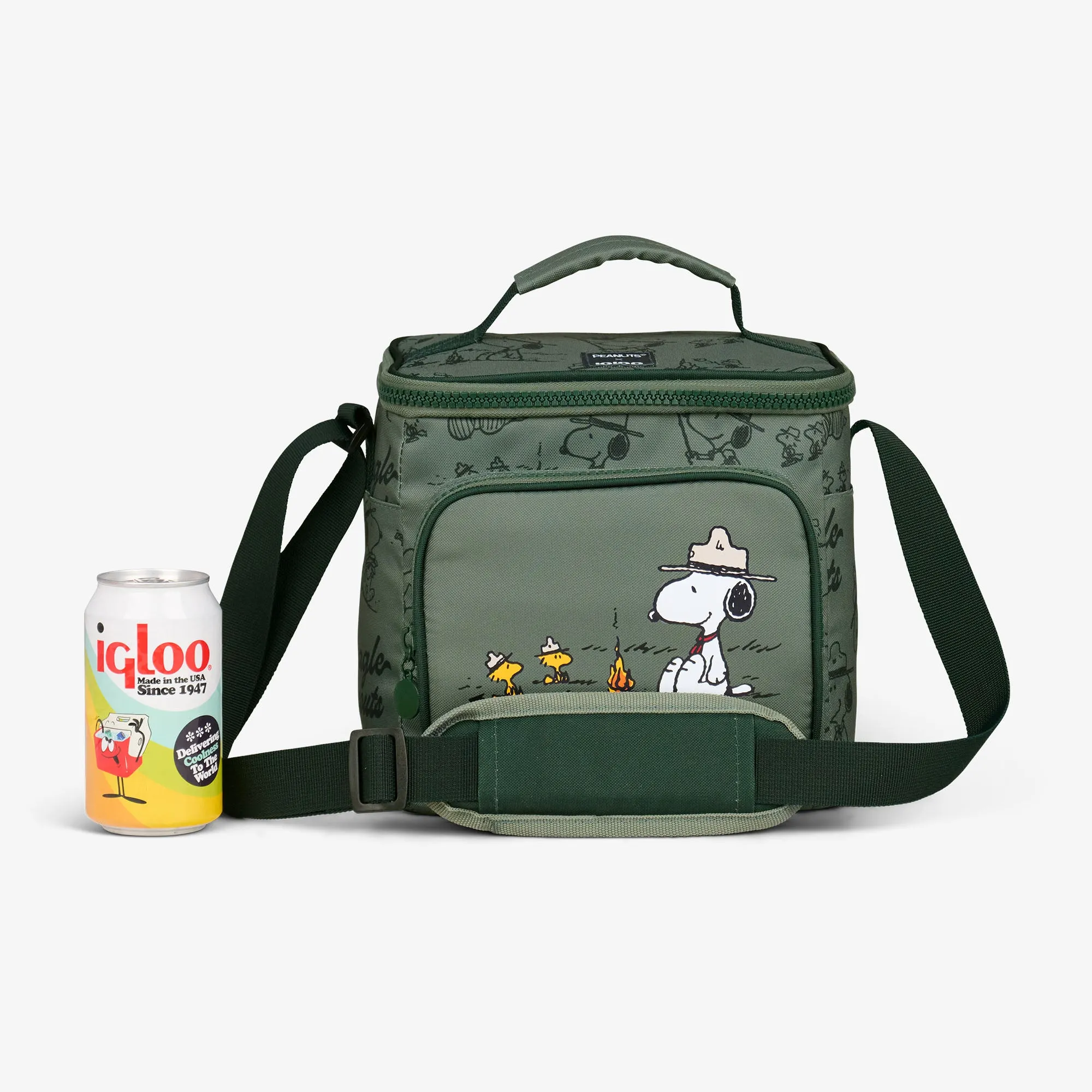 Peanuts Beagle Scouts Square Lunch Cooler Bag