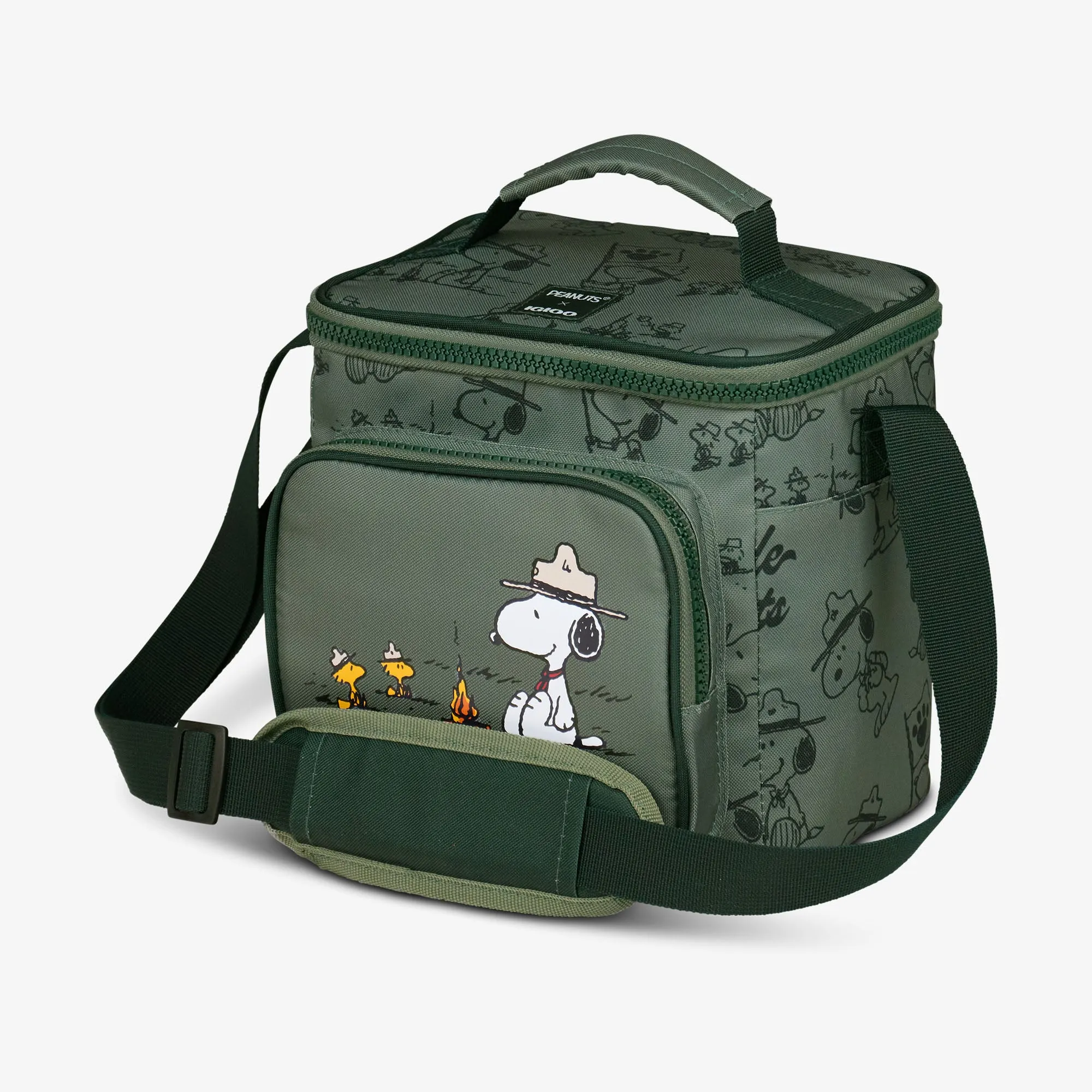 Peanuts Beagle Scouts Square Lunch Cooler Bag