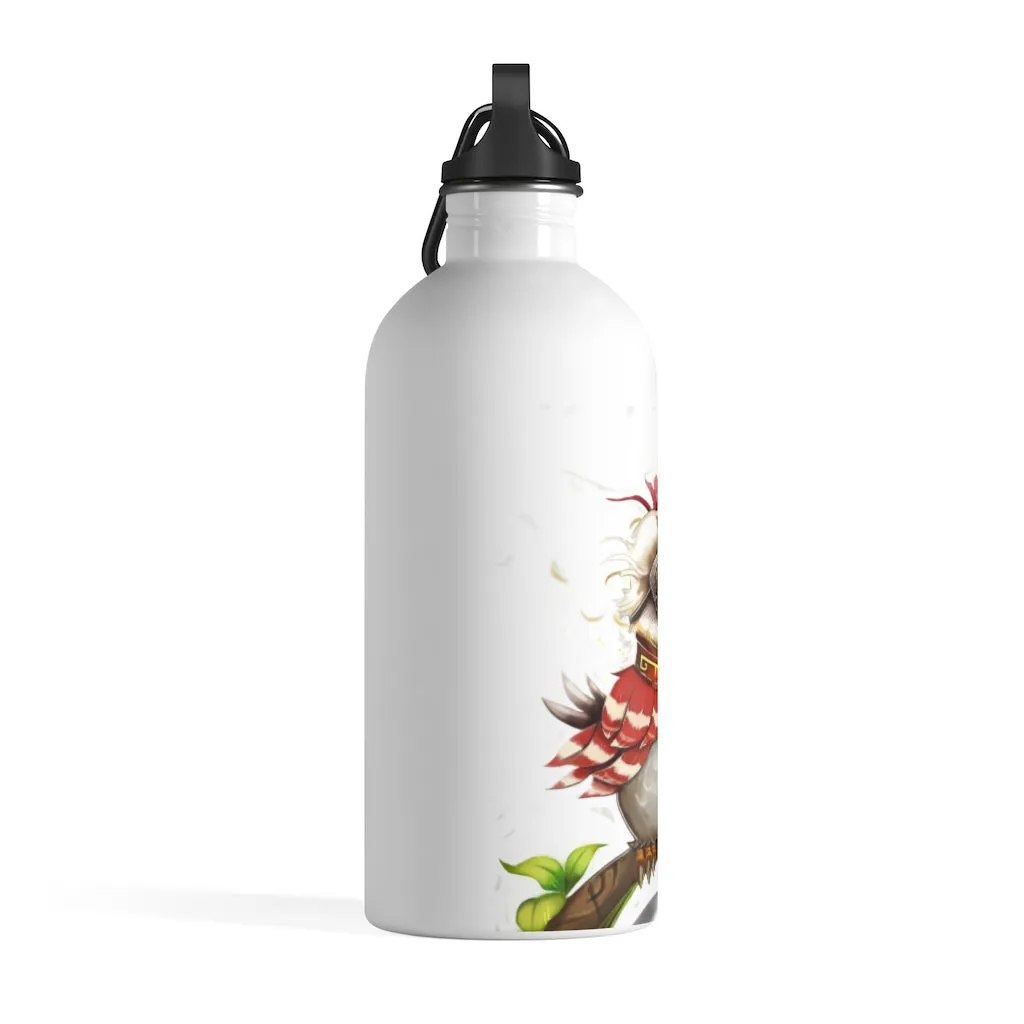 Pete the Sweet Little Bird Stainless Steel Water Bottle