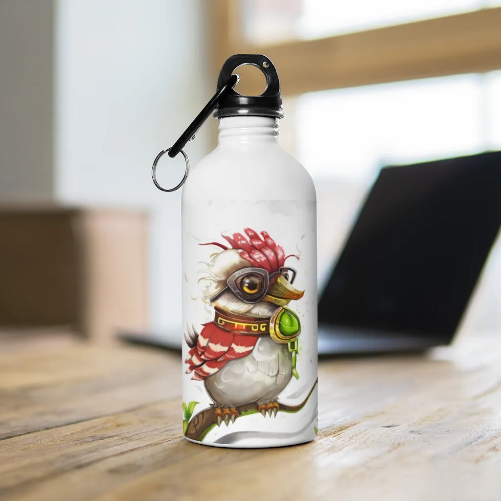 Pete the Sweet Little Bird Stainless Steel Water Bottle