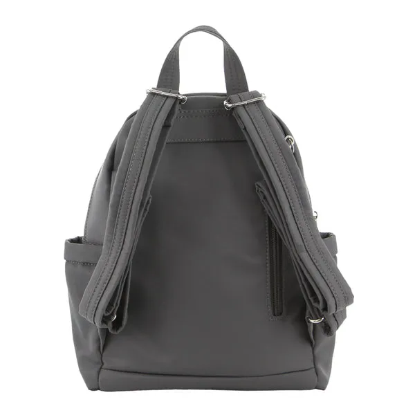 Pierre Cardin - 2418 Anti-Theft Nylon Backpack - Grey