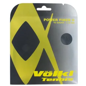 Power Fiber II 16G Black Tennis String