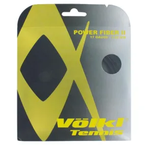 Power Fiber II 17G Black Tennis String