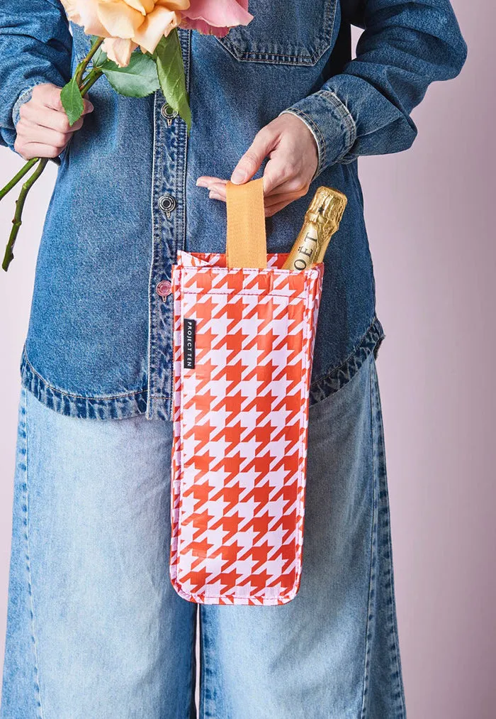 Project Ten Wine Bag - Houndstooth