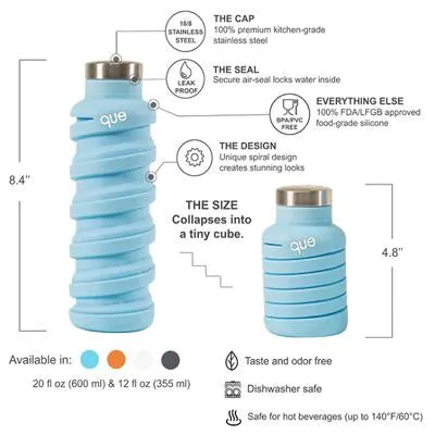 Que Collapsible Bottle