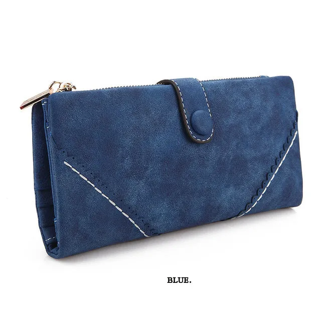 Retro Matte Leather Women Purses