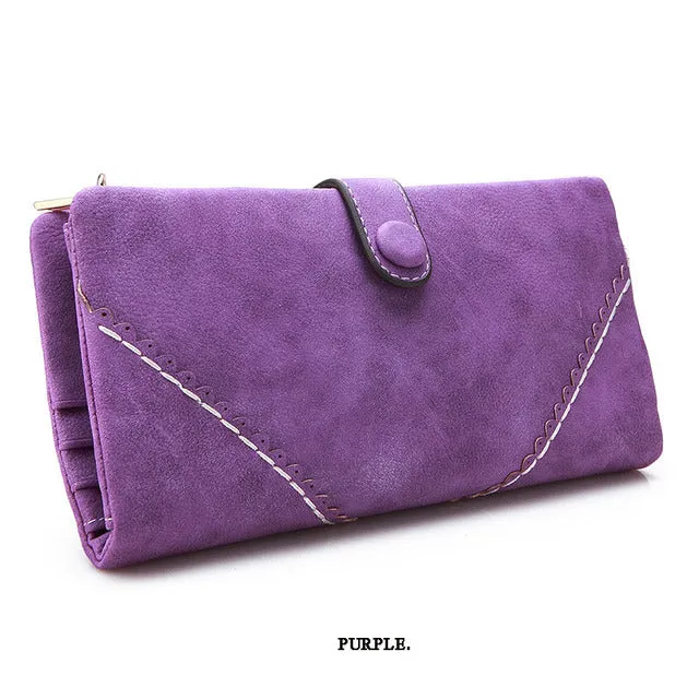 Retro Matte Leather Women Purses