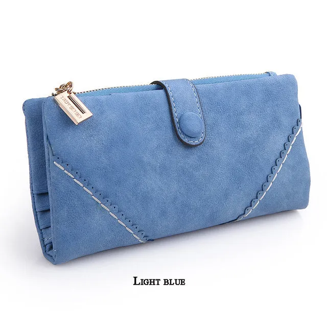 Retro Matte Leather Women Purses