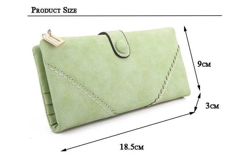 Retro Matte Leather Women Purses