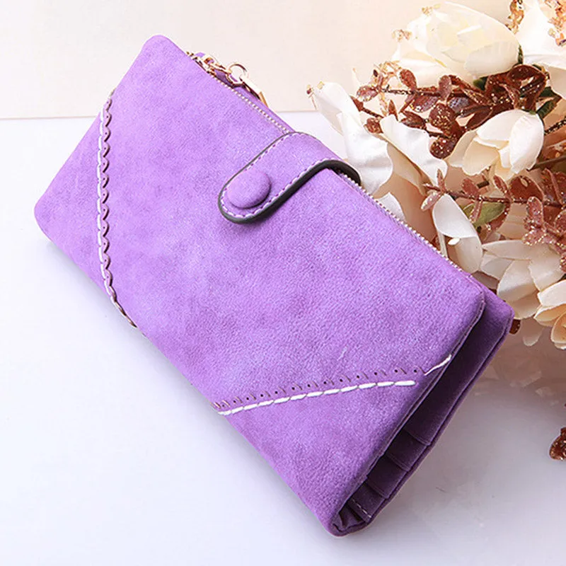 Retro Matte Leather Women Purses