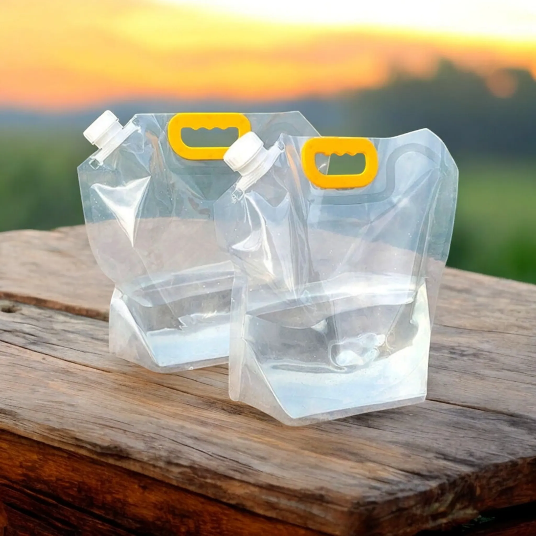 Reusuabe Plastic Beverage Carry Bag 5L