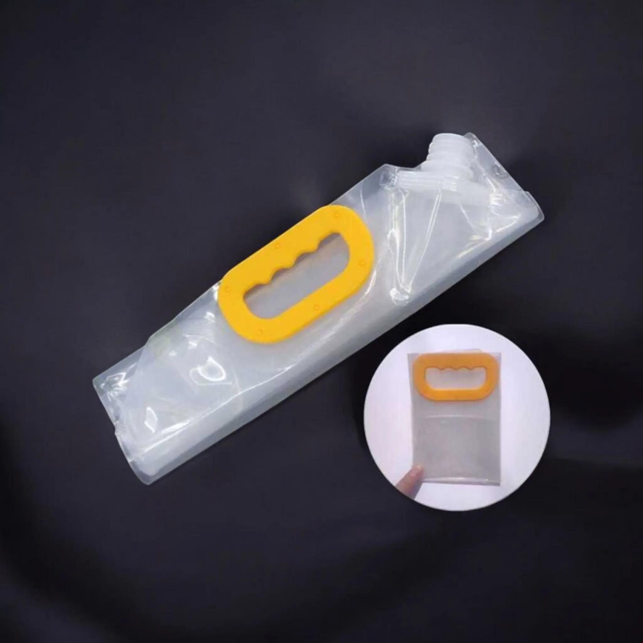 Reusuabe Plastic Beverage Carry Bag 5L