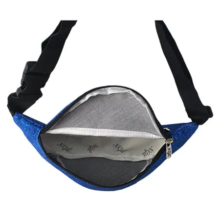 Royal Blue Glitter Fanny Pack