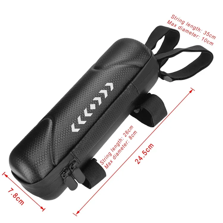 Scooter Bicycle Hard Shell Water Bottle Bag Repair Kit Full Waterproof Car Front Bag(1L)