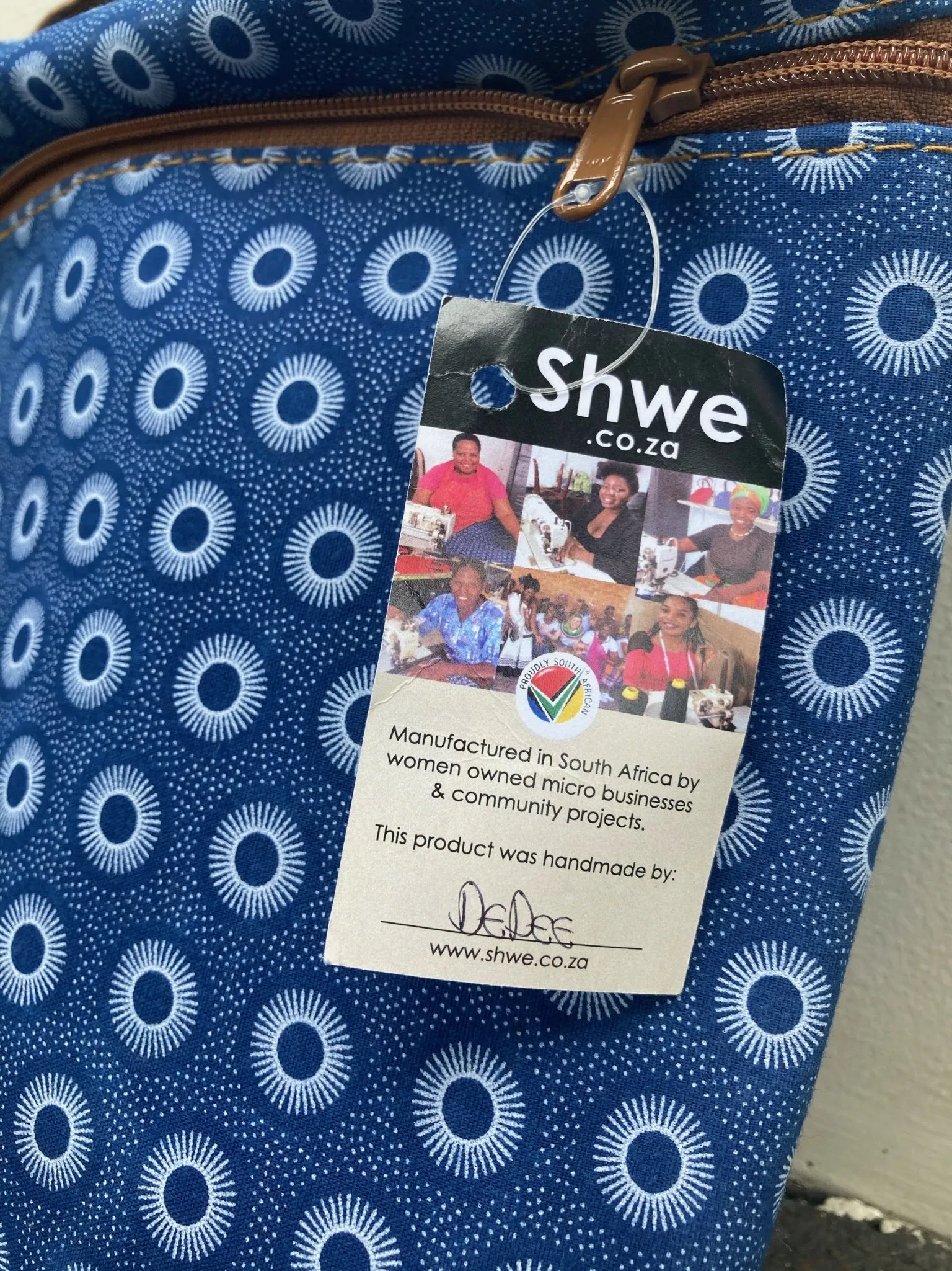 Shwe Lunch Bag Indigo