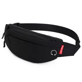 Simple Fanny Pack Shoulder Bag for Men Women Travel Bag Waterproof