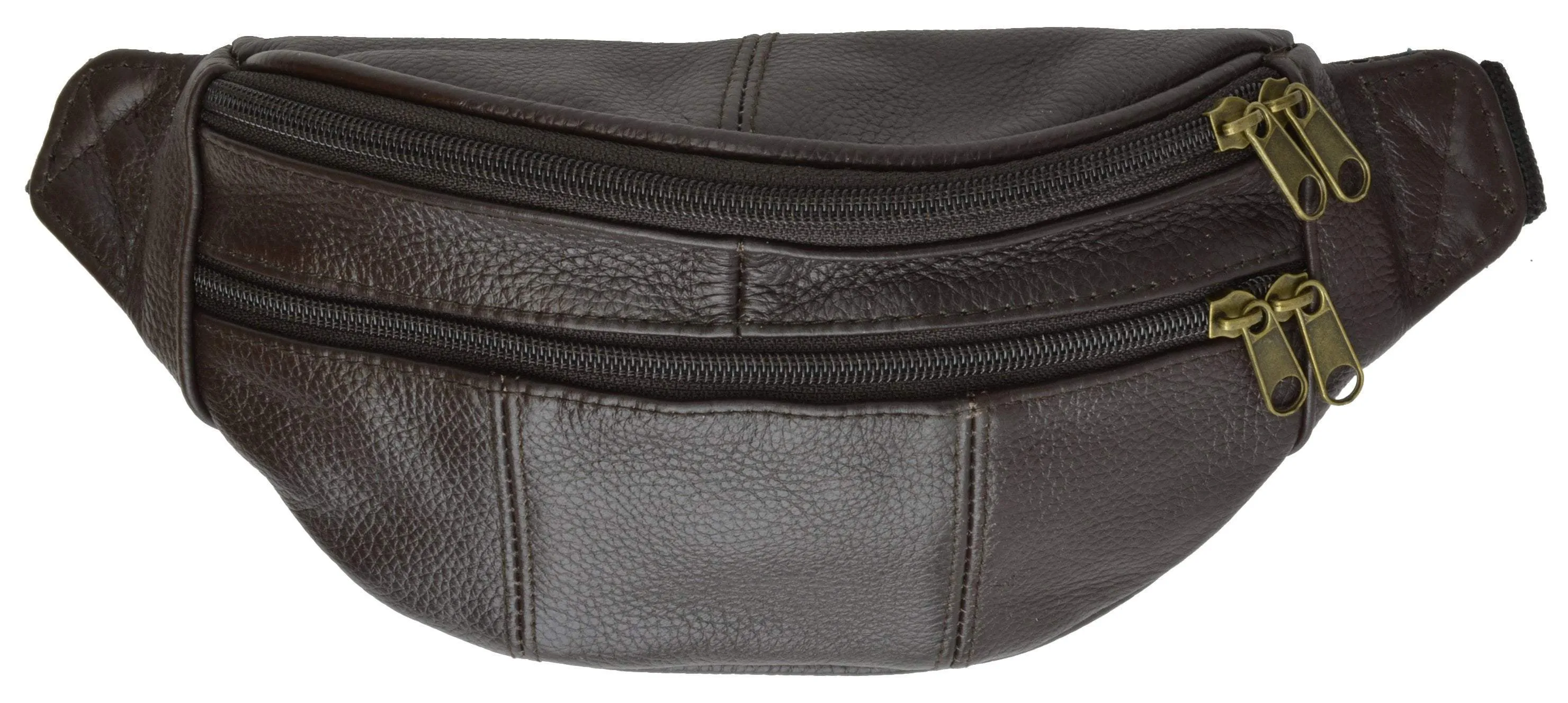 Slim Genuine Leather Waist Pouch Fanny Pack Multiple Colors