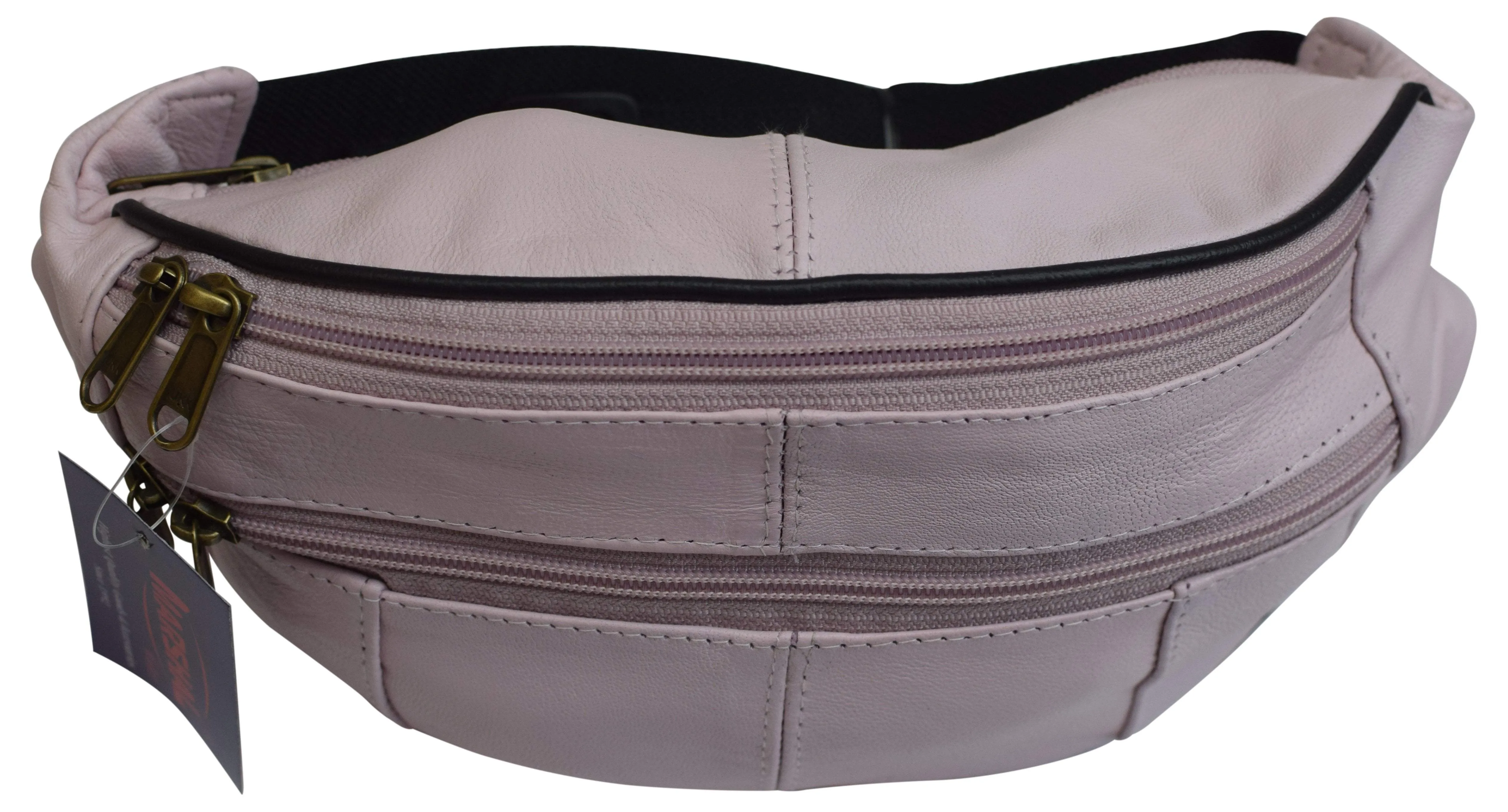 Slim Genuine Leather Waist Pouch Fanny Pack Multiple Colors