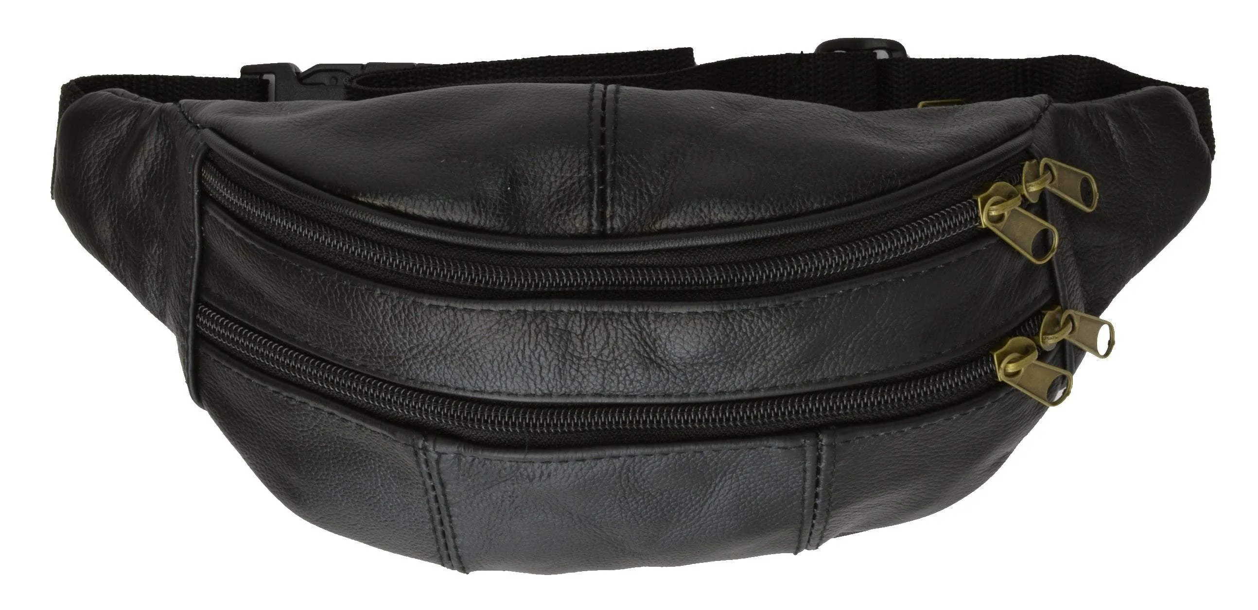 Slim Genuine Leather Waist Pouch Fanny Pack Multiple Colors