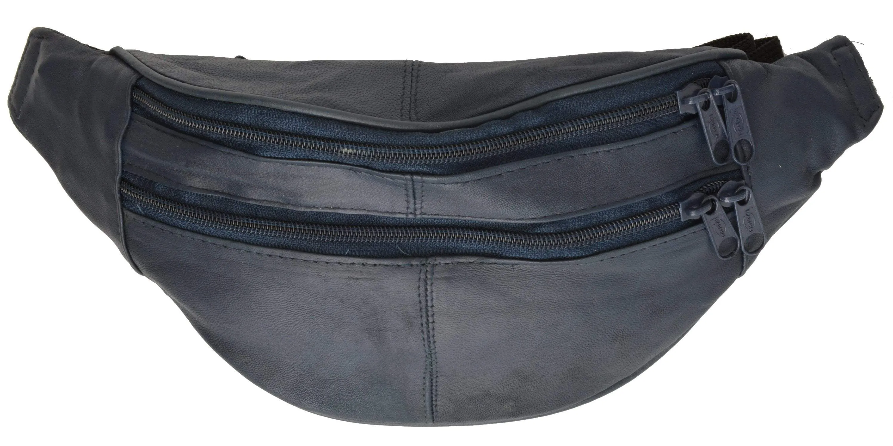 Slim Genuine Leather Waist Pouch Fanny Pack Multiple Colors