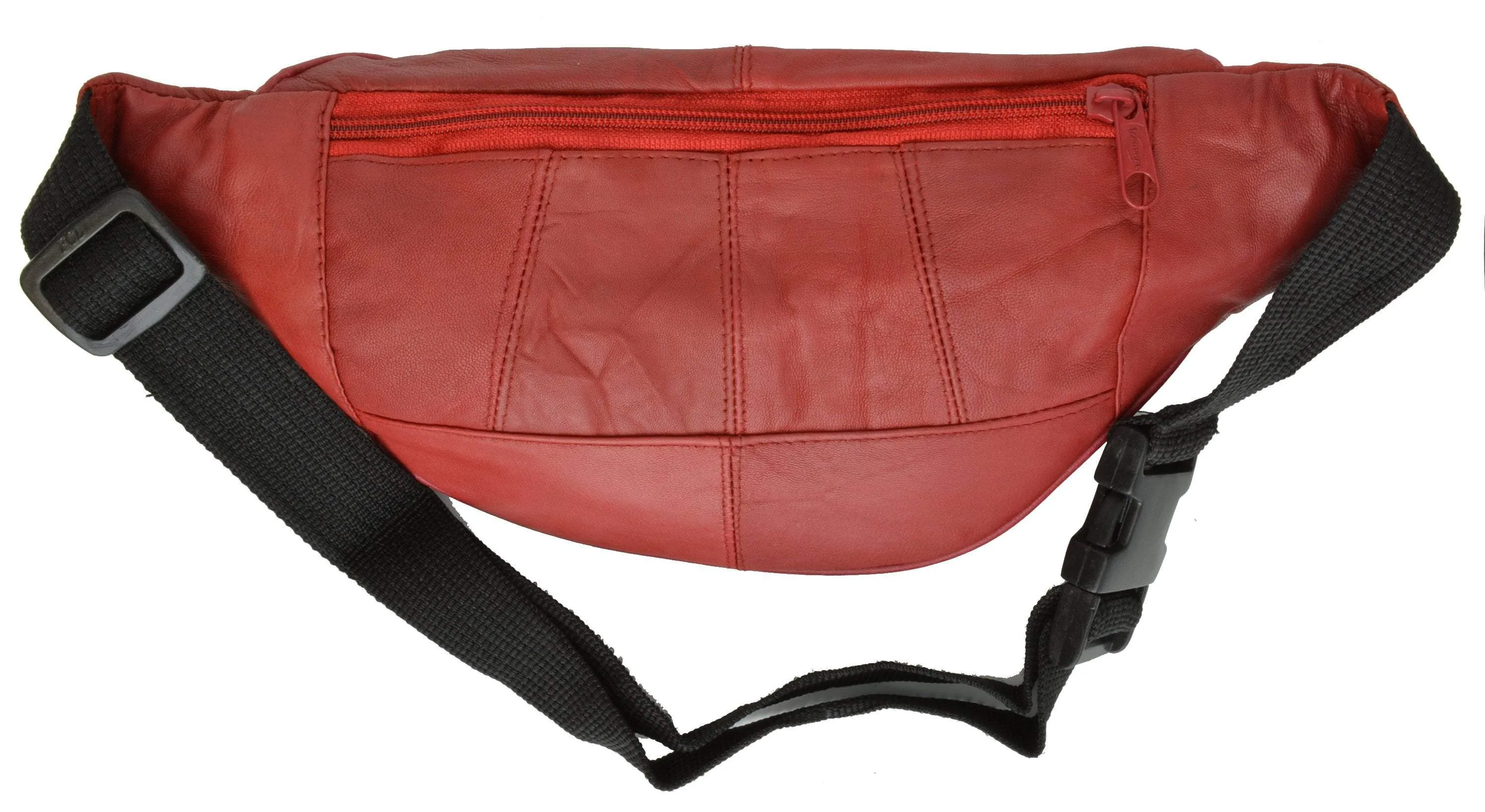 Slim Genuine Leather Waist Pouch Fanny Pack Multiple Colors