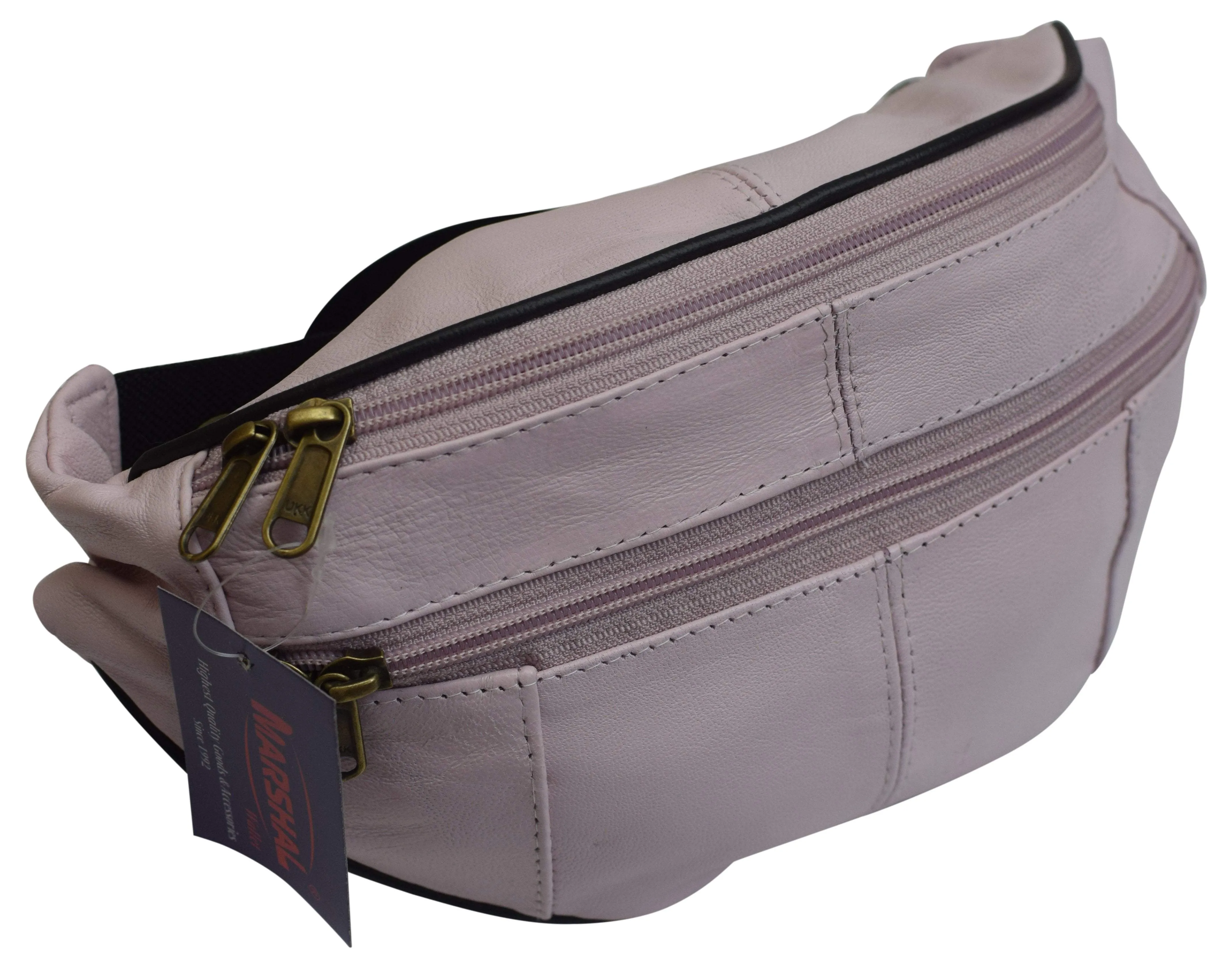 Slim Genuine Leather Waist Pouch Fanny Pack Multiple Colors