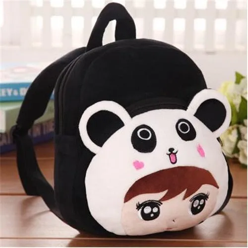 Soft Plush Cartoon Panda Rabbit Children Backpack